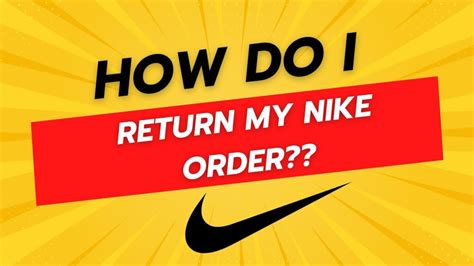 how to return Nike order online